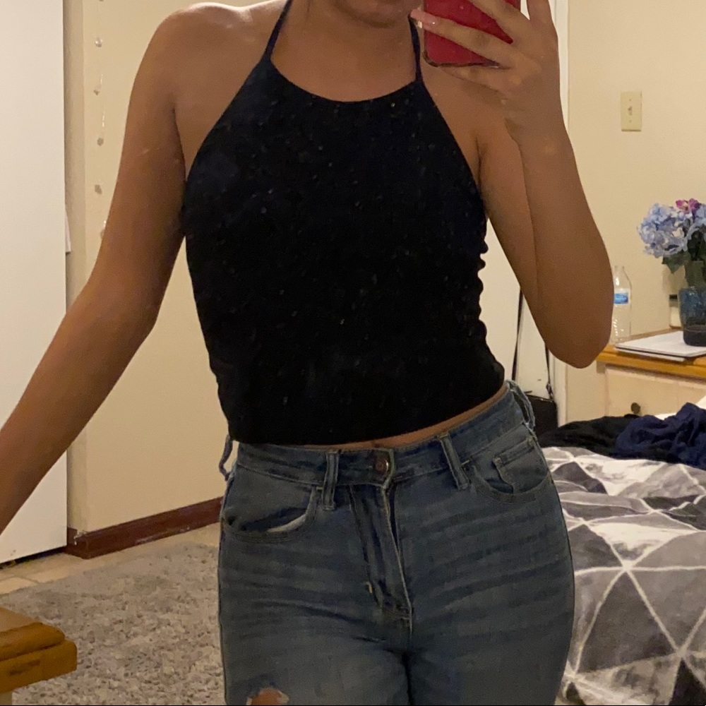 Black halter